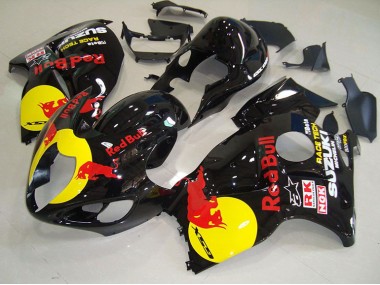 Carenados Moto GSXR 1300 Hayabusa 96-07 - Negro Amarillo Red Bull