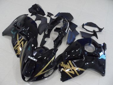 Carenados Moto GSXR 1300 Hayabusa 96-07 - Negro Oro Calcomanías