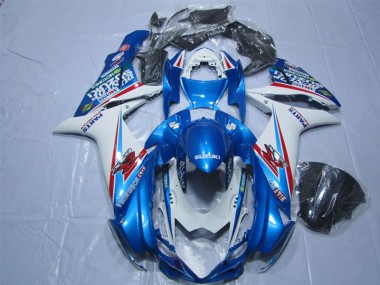 Carenados Moto GSXR 600 K11 11-21 - Azul Blanco