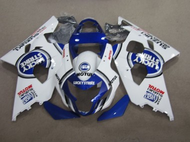 Carenados Moto GSXR 600 K4 04-05 - Azul Blanco Lucky Strike Motul