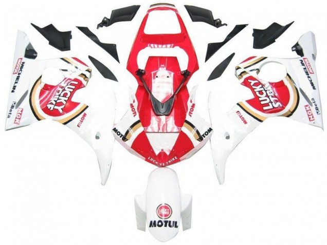 Carenados Moto R6 03-05 - Blanco Rojo Lucky Strike