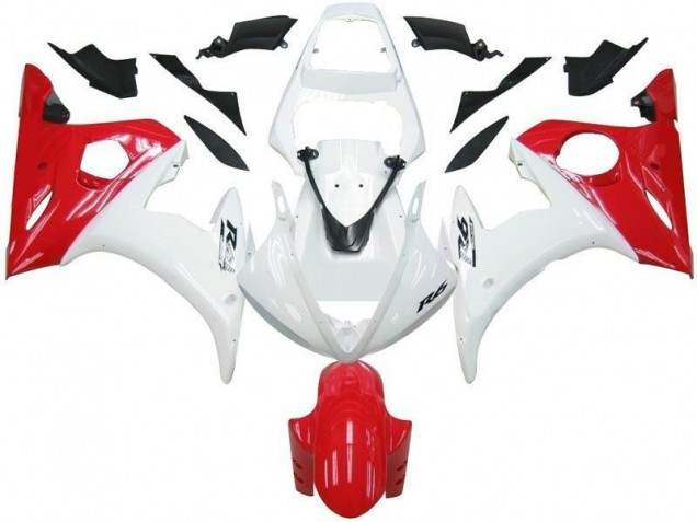 Carenados Moto R6 03-05 - Blanco Rojo