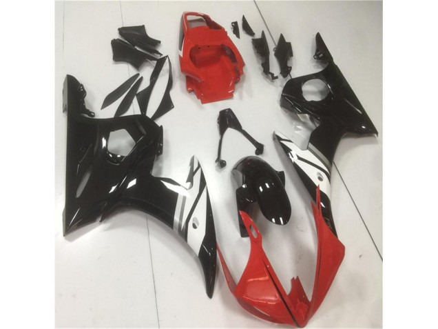 Carenados Moto R6 03-05 - Rojo Negro Blanco