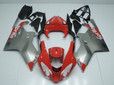 Carenados Moto RSV 1000 03-06 - Plata & Rojo