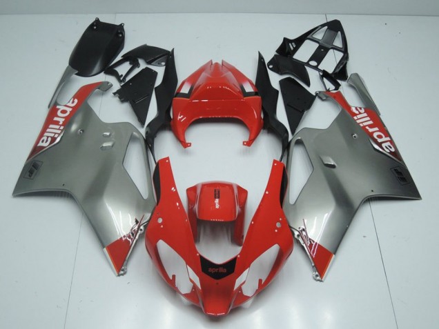 Carenados Moto RSV 1000 03-06 - Plata & Rojo