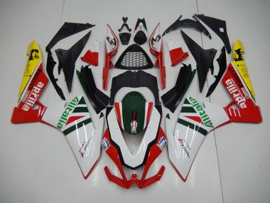 Carenados Moto RSV4 09-15 - Blanco Rojo Alitalia