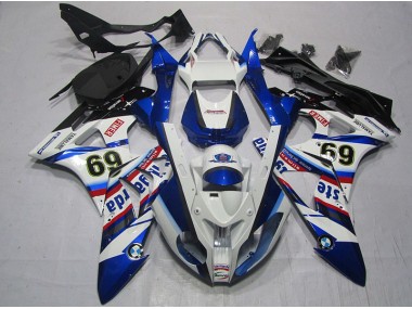 Carenados Moto S1000RR 09-14 - Blanco Azul Sterilgarda 69