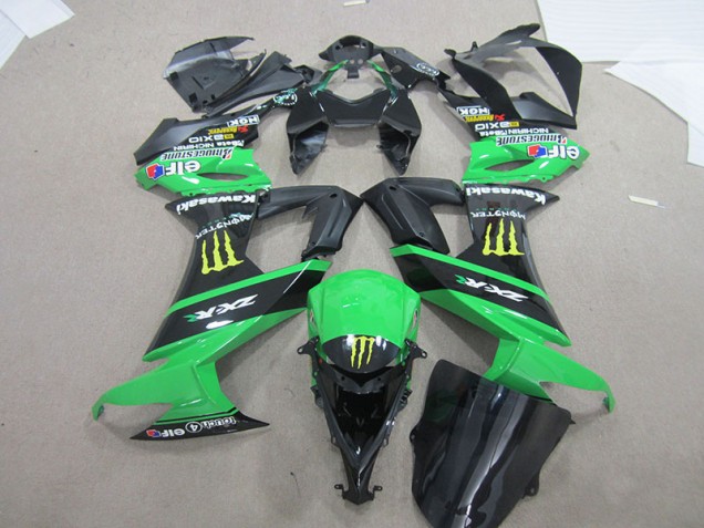 Carenados Moto ZX10R 08-10 - Negro Verde Monster