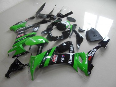 Carenados Moto ZX10R 08-10 - Verde Negro Kick