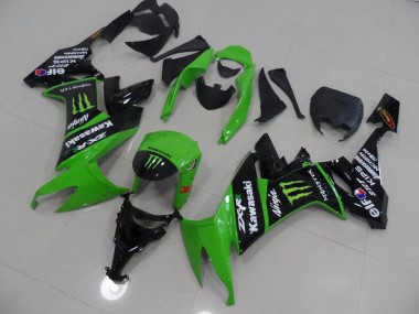 Carenados Moto ZX10R 08-10 - Verde & Negro Monster