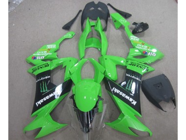 Carenados Moto ZX10R 08-10 - Verde Negro Monster