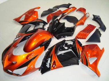 Carenados Moto ZX14R ZZR 1400 06-11 - Naranja Negro