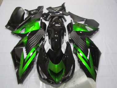 Carenados Moto ZX14R ZZR 1400 06-11 - Negro Verde