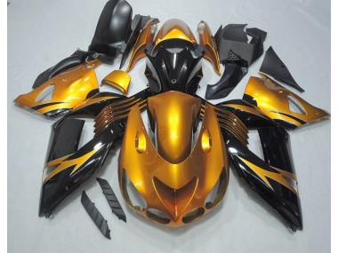 Carenados Moto ZX14R ZZR 1400 06-11 - Oro Negro