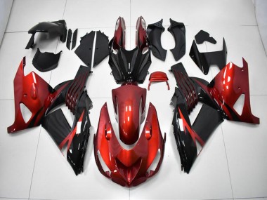 Carenados Moto ZX14R ZZR 1400 06-11 - Rojo Negro