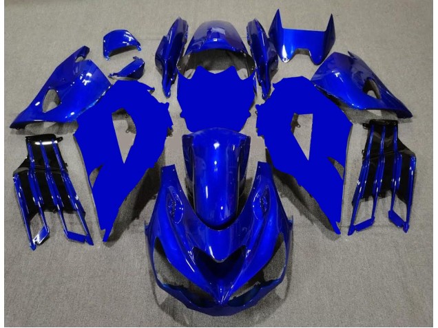 Carenados Moto ZX14R ZZR 1400 12-21 - Azul Negro