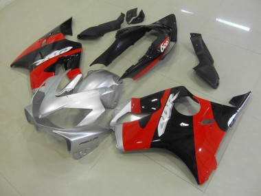 Carenado & Plástico Moto CBR 600 F4i 04-07 - Negro Rojo Plata