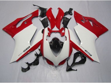 Inyección Kit Carenados Moto Ducati 1199 11-14 - Blanco Rojo