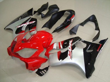 Inyección Kits Carenados Moto CBR 600 F4i 04-07 - Rojo Plata