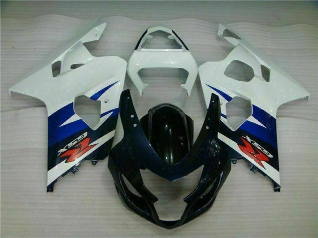 Inyección Kits Carenados Moto GSXR 600 / 750 K4 04-05 - Blanco Negro