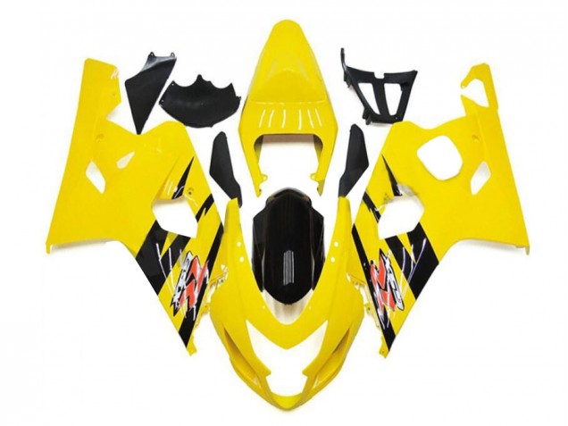 Kit ABS Carenados Motocicleta GSXR 600 / 750 K4 04-05 - Amarillo Negro