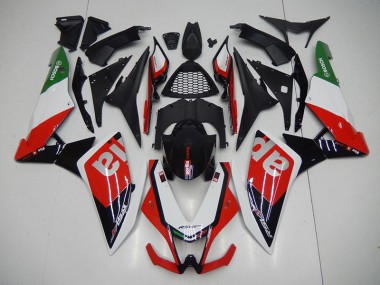 Kit Carenados Moto RSV4 09-15 - Negro Rojo