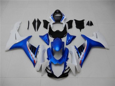 Kit Completo Carenados Moto GSXR 600 / 750 K11 11-21 - Azul Blanco