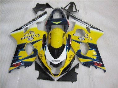 Kit Completo Carenados Moto GSXR 600 K4 04-05 - Amarillo Azul Corona Extra