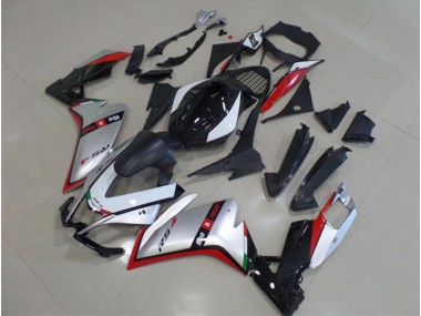 Kits Carenados Moto RS4 50 125 11-18 - Negro Plata Rojo