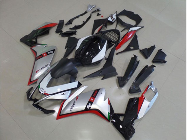 Kits Carenados Moto RS4 50 125 11-18 - Negro Plata Rojo