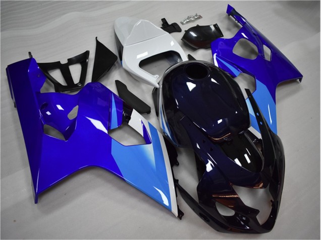 Kits Completo Carenados Moto ABS GSXR 600 / 750 K4 04-05 - Azul Blanco