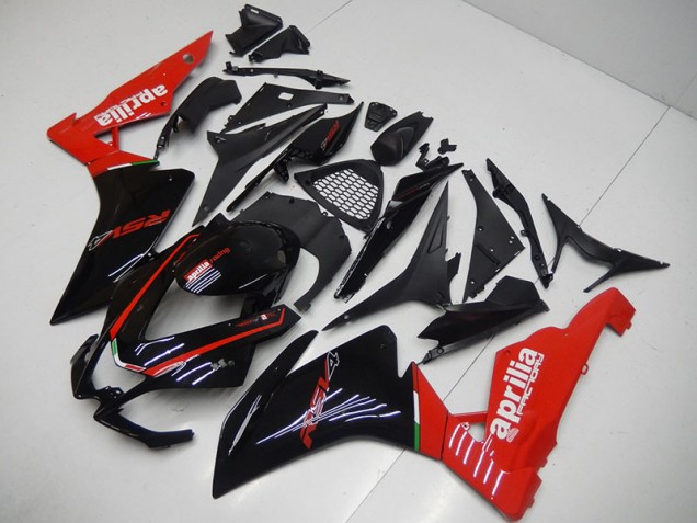 Kits Completo Carenados Moto ABS RSV4 09-15 - Negro Rojo