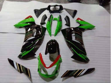 Kits Completo Carenados Moto EX650 06-08 - Verde Negro