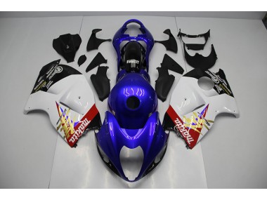 Kits Completo Carenados Moto GSXR 1300 Hayabusa 96-07 - Azul Blanco