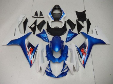 Moto Plástica GSXR 600 / 750 K11 11-21 - Azul Blanco