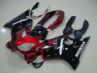 Moto Plástico CBR 600 F4i 04-07 - Negro Rojo