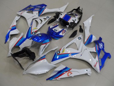 Moto Plástico S1000RR 09-14 - Azul Blanco